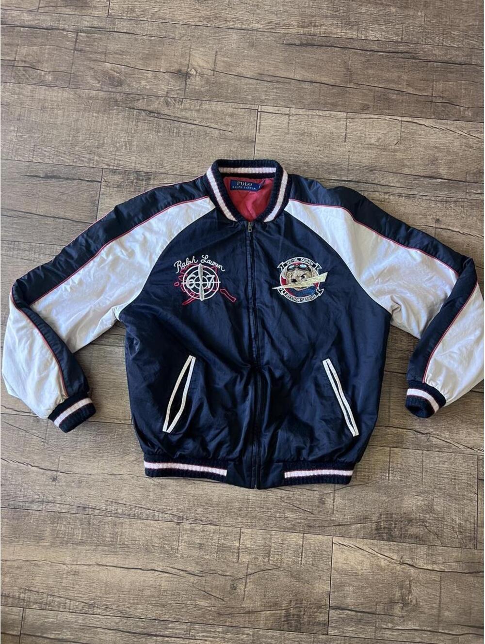 Polo Ralph Lauren Alaska Freedom Seeker Squadron Bomber Jacket – Size L